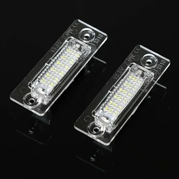 

18 LED License Plate Lights SMD White Set Durable High quality Brand new