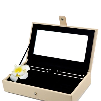 

25*14*5 cm Packaging leather Box Jewelry Display Charms Ring Bracelet Earrings Gift Velvet Box Compatible with Fashion Jewelry