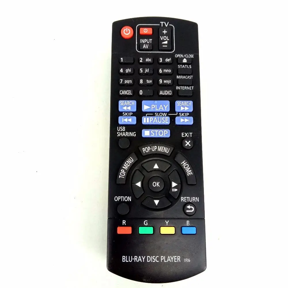 Original Replacement for Panasonic Blu ray disc player Remote control