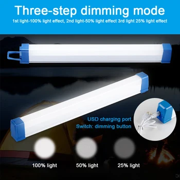

USB Charging Night Lights LED Tube Lamp Outdoor Camping Tent Light LED Energy Saving Lamp for Night Market Outdoor Adventure #