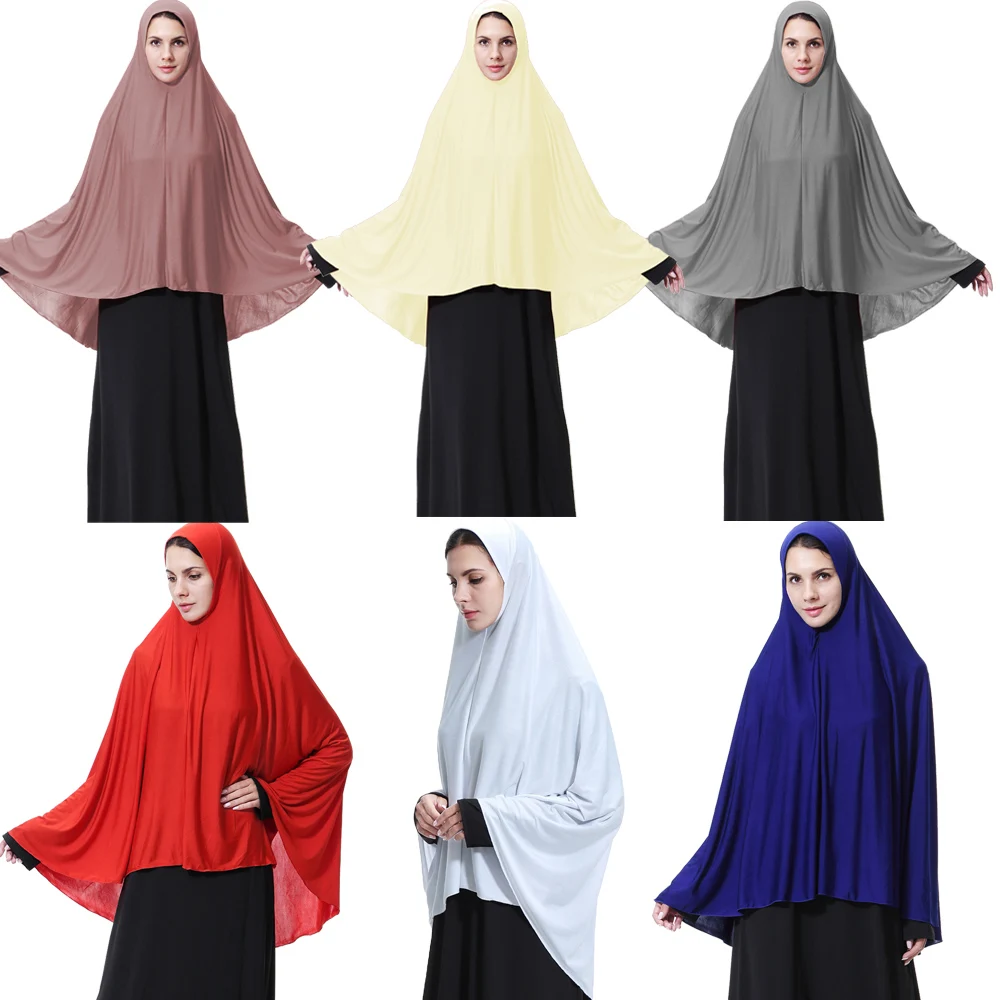 Мусульманский хиджаб с полным покрытием Niqab Паранджа мусульманский длинный шарф