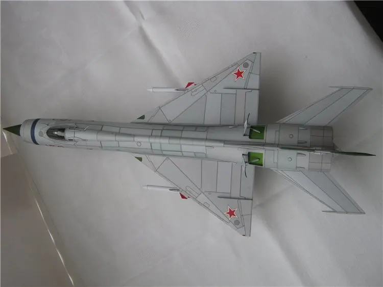 Высококачественный русский MIG E-152 fighter A fin бумажный модельный комплект