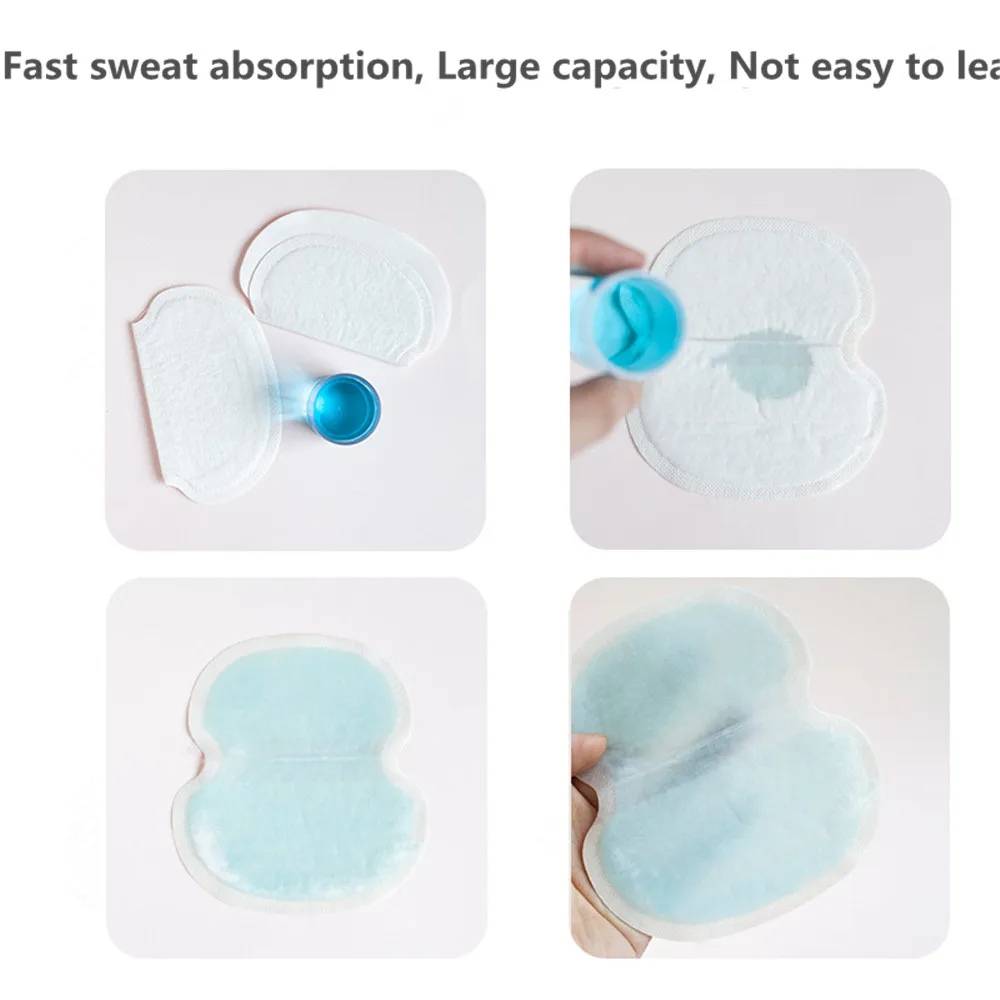 20pcs/pack Antiperspirant Stickers Sweat Pads Breathable Armpit Invisible Pad Perfume Absorbing Guard Shield Deodorant for Women