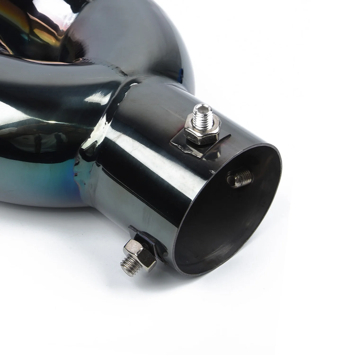Глушитель наконечник выхлопной трубы выход 215 мм 63 мм 2,5 автомобильный Грузовик вход двойной-задний