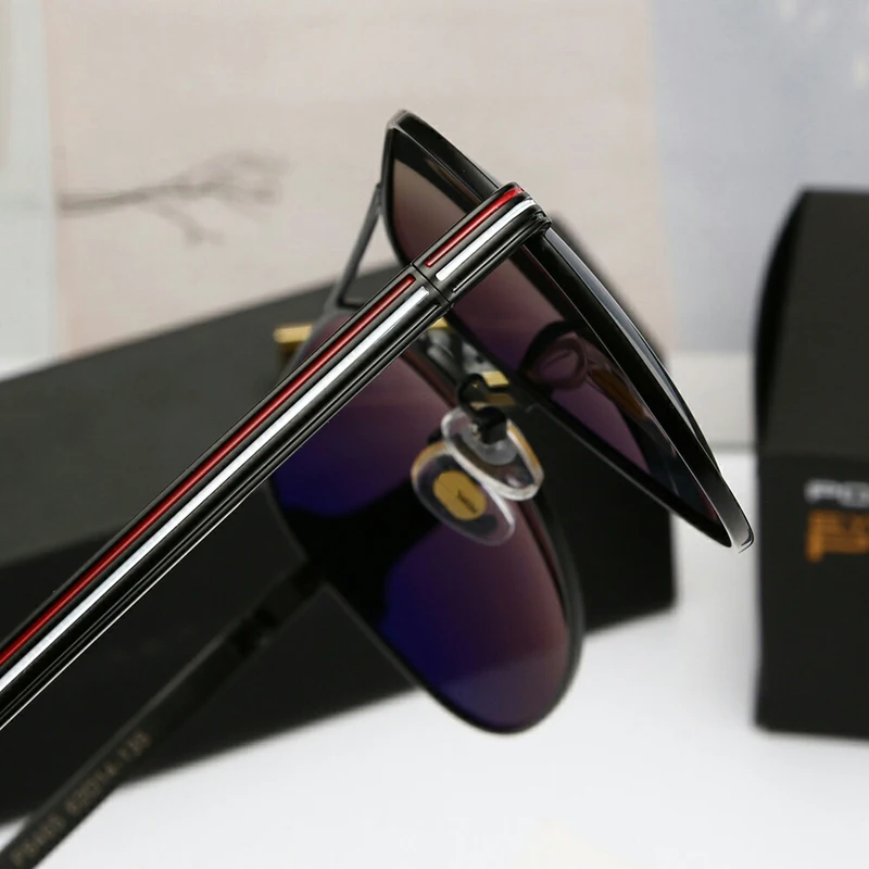 Новинка, классические мужские солнцезащитные очки пилота, поляризационные Модные металлические солнцезащитные очки, крутые солнцезащитные очки для вождения, UV400 Oculos de sol Gafas