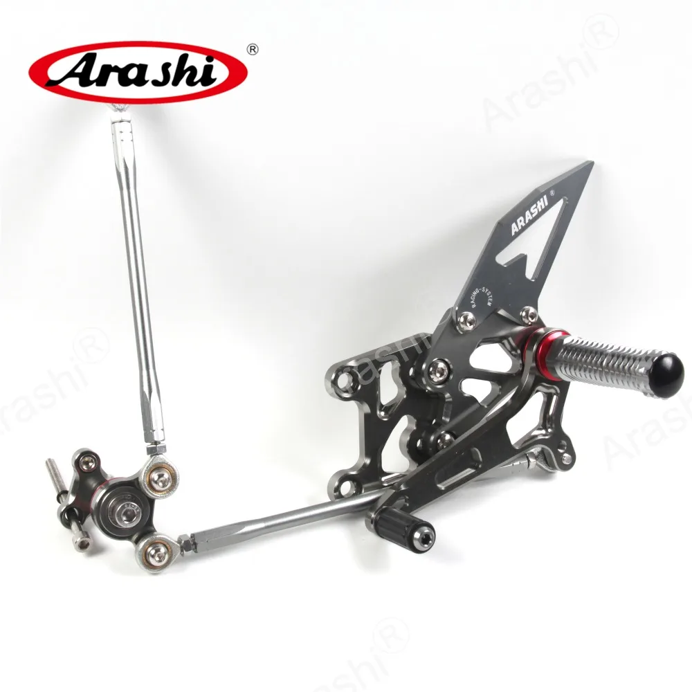 ARASHI подножка мотоциклиста для HONDA CBR600RR регулируемые Задние подножки CBR 600 RR 2007 2008 Задний подножки CBR 600RR алюминий