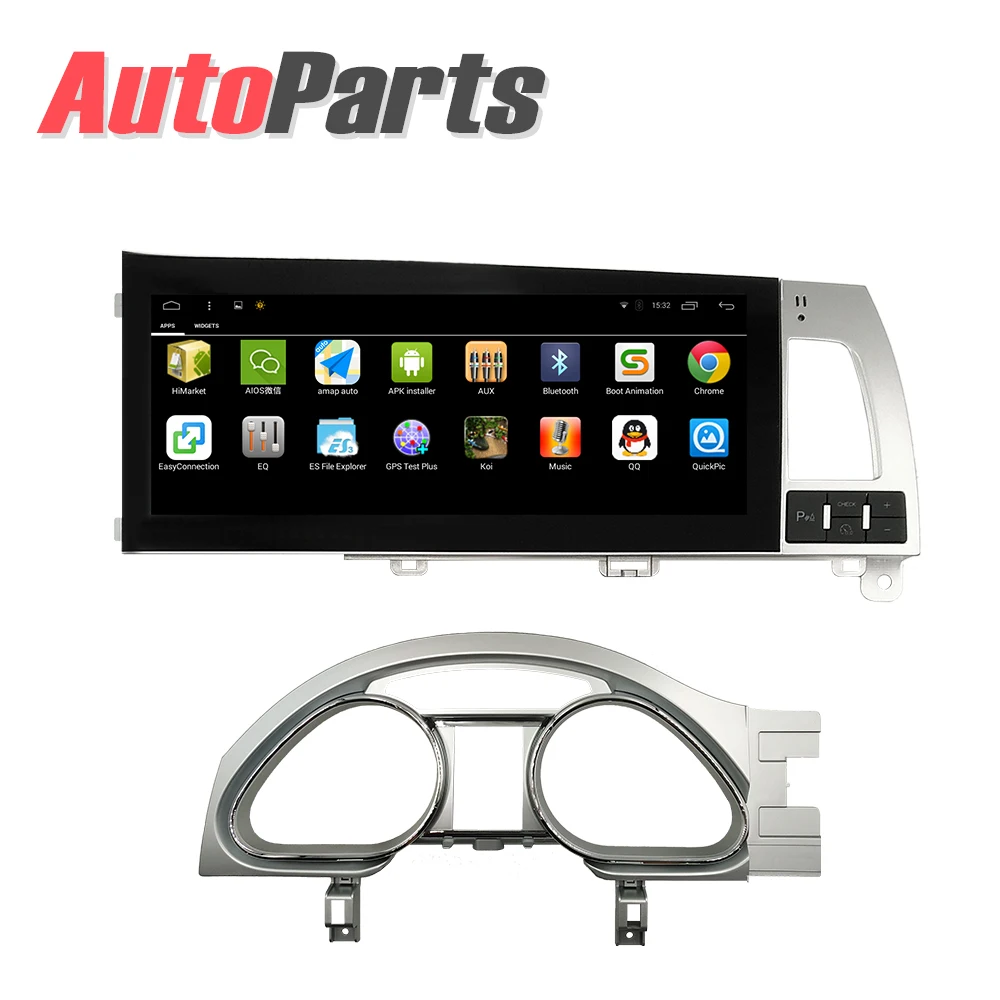 Discount Kukuz Android 10.25" car dvd gps player for Audi Q7 multimedia 2010 2012 2013 2014 2015 audio radio system navigation IPS AUX 3