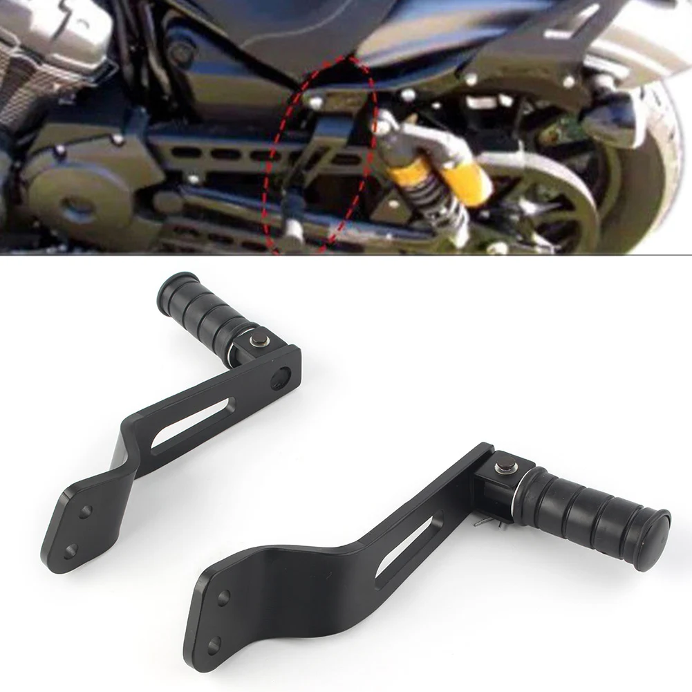 Motorcycle Rear Passenger Foot Peg Footrest Bracket Set For Yamaha Bolt