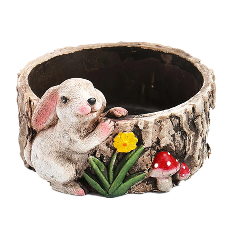 Succulent Plants Flower Pot, Creative Flowerpot, Hollow Shape, Floral Flower Pot, Crafts, Desktop Ornaments, Planter Decor