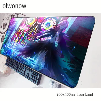 

Guilty Crown mouse pad locked edge Computer mat 70x40cm gaming mousepad large thick padmouse keyboard games pc gamer desk