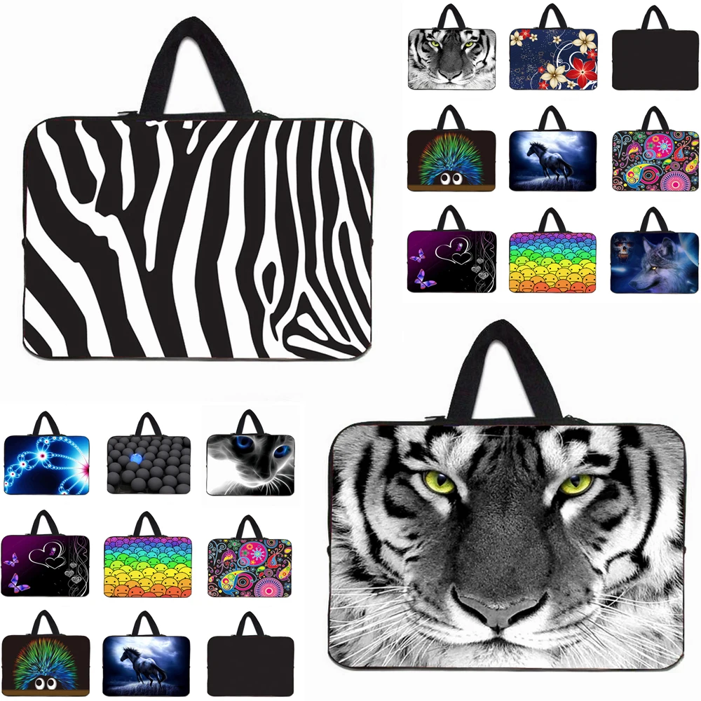 Универсальный адаптер для ноутбука сумка для переноски на молнии 10/12/13/14/15/17/15,6/13,3 дюймов Тетрадь Компьютерные сумки из натуральной кожи чехол для Thinkpad Dell XPS 14 17