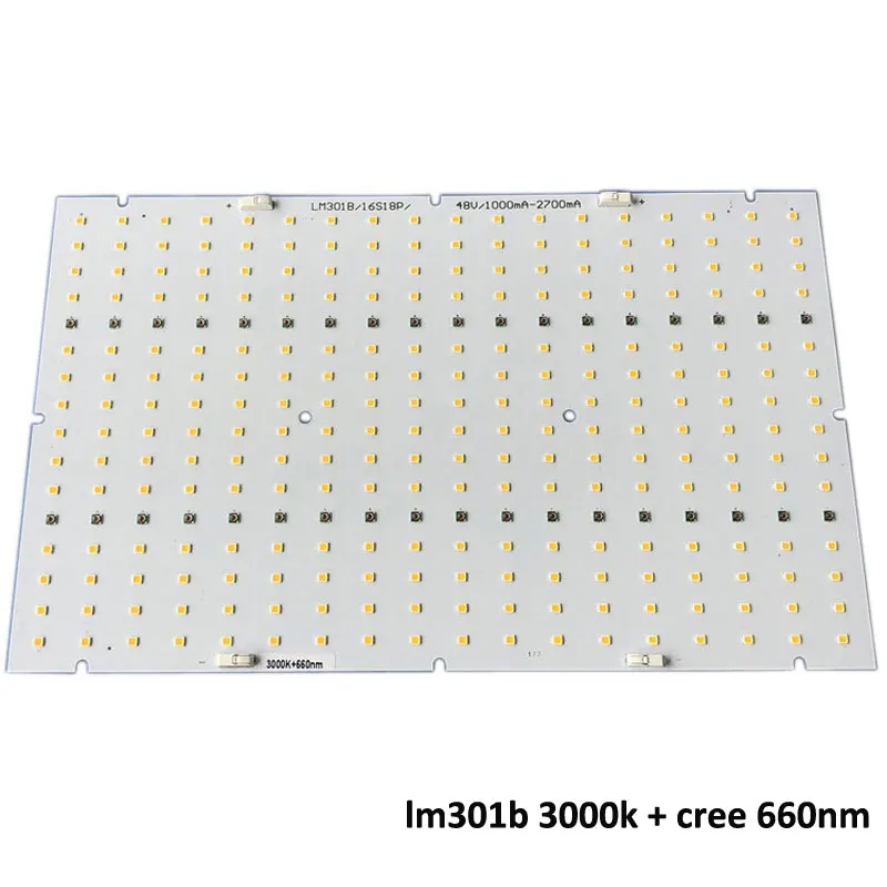 Lm301b 3000k mix cree 660nm samsungs Квантовая плата печатной платы Светодиодный светильник для выращивания