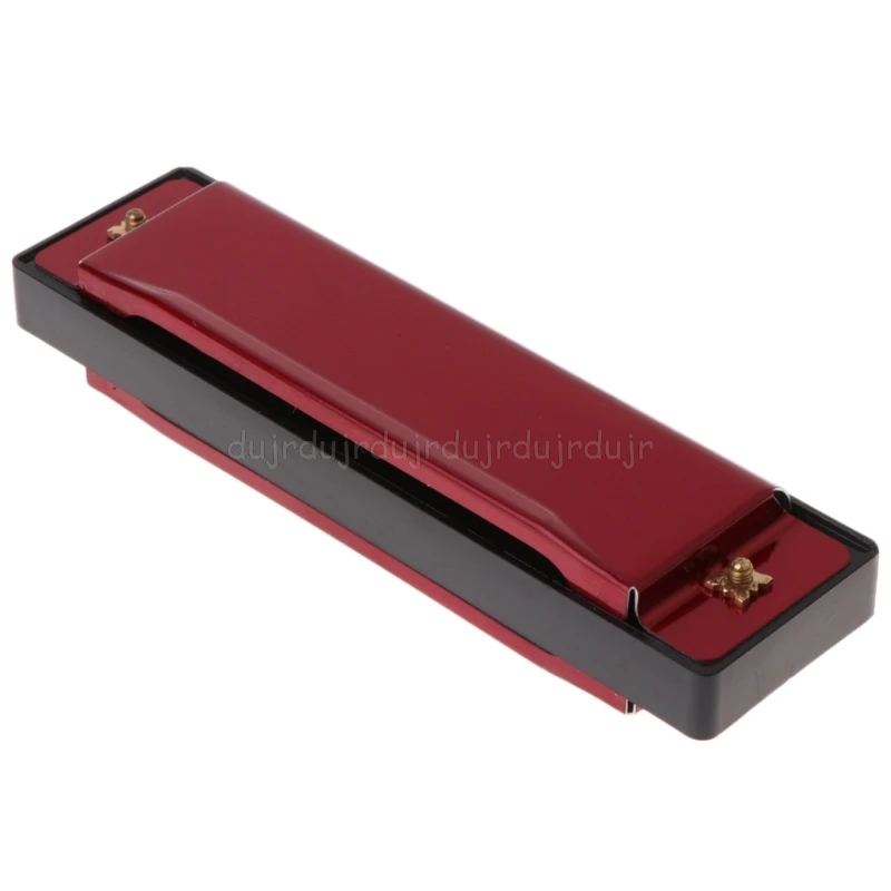 10 Holes Key of C Blues Harmonica Musical Instrument Educational Toy with Case D11 19 Dropship