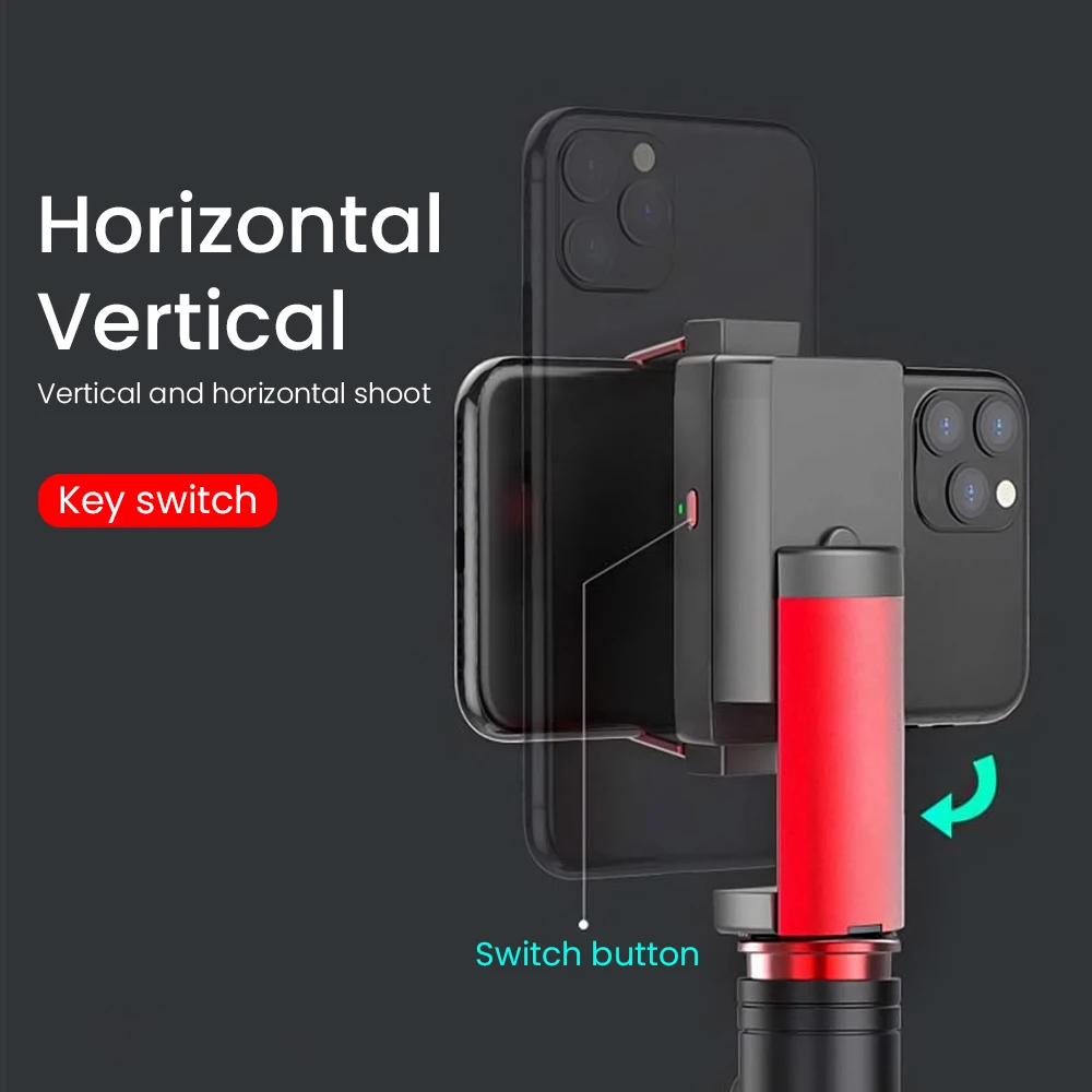 3 in 1 Wireless Bluetooth Selfie Stick Anti-Shake Handheld Gimbal Stabilizer Tripod Monopod with Remote Control For IOS Android