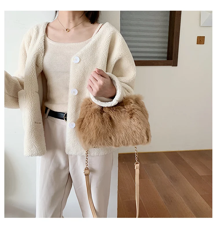 OLOEY Hairy Bag, новинка, Корейская версия, женская сумка, модная плюшевая сумка, женская сумка через плечо, сумка-мессенджер, Женская квадратная посылка