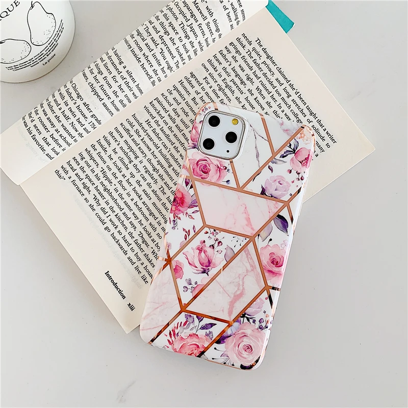 HXM модные чехлы для телефонов с геометрическими цветами для huawei P20 30 pro Mate20 30 lite 30 pro растительные листья задняя крышка с цветочным рисунком