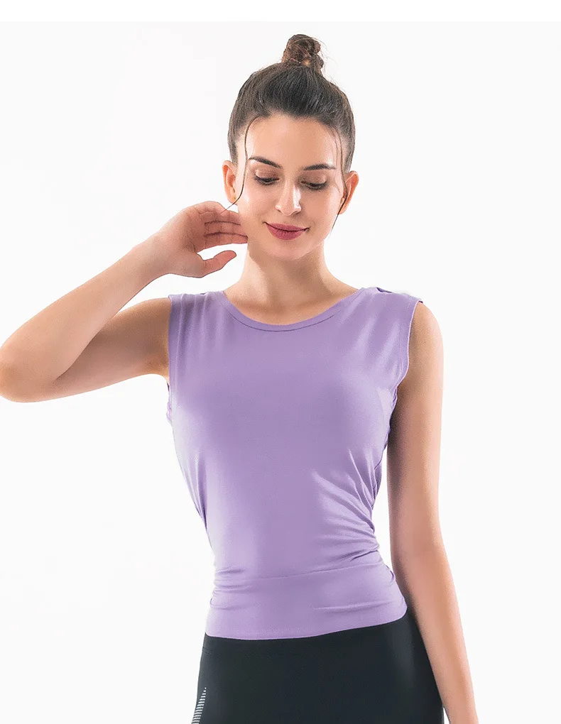 Wmuncc женские футболки для йоги, уличная спортивная одежда для фитнеса, Gymwear, для девочек, с перекрестной спинкой, тонкая талия, топы для тренировок, для бега, дышащие