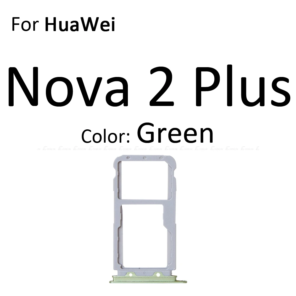 Высокое качество Micro SD/Sim карты лоток гнездо адаптера для Huawei NOVA 2 Plus Разъем Держатель Слот ридер контейнер