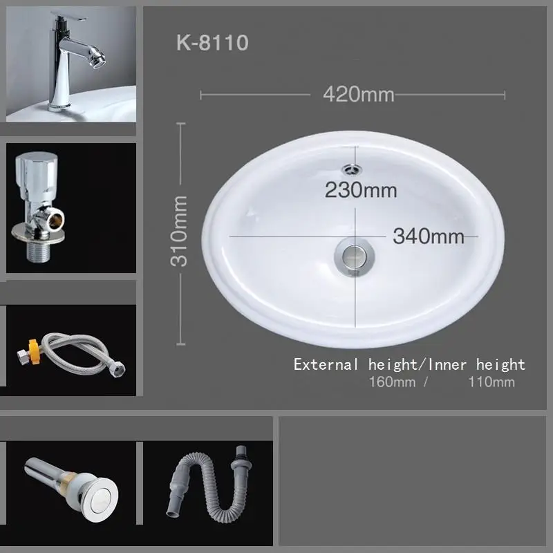 Version P Waschbecken чаша Bagno Vanity Waschtisch Fregadero Umywalka Salle De Bain бассейна Ванная комната раковина умывальник поо Banheiro умывальник - Цвет: Version P