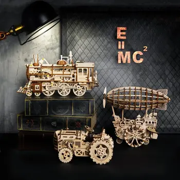 

New Hot 3D Wooden Puzzle Games Assembly Model Kits Toys For Children Kids Girls Birthday Gift Children Adult Teens