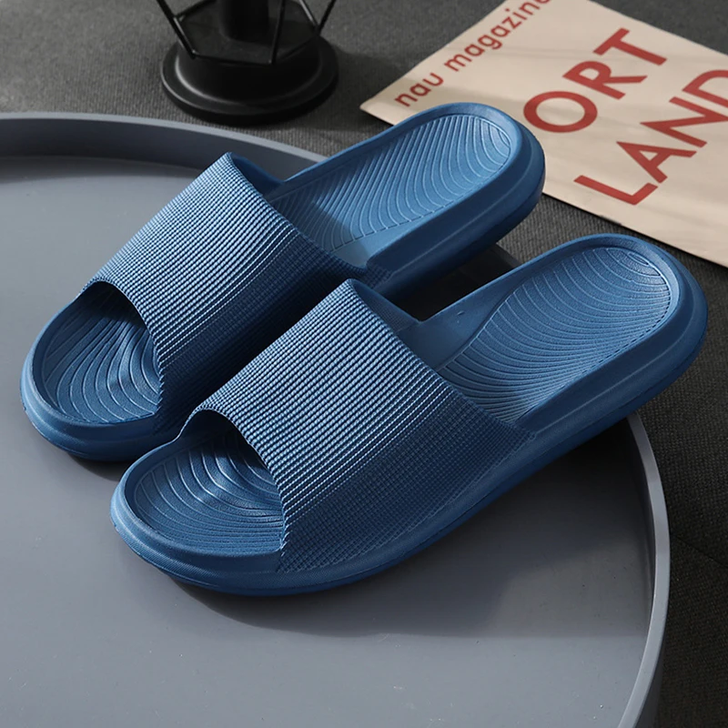 

Bathroom Slippers Woman EVA Non-slip Slippers Women 2021 Unisex Soft Slippers Women Indoor Solid Casual Shoes Woman