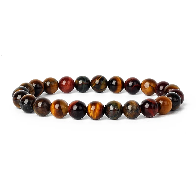 Bracelet Pierres naturelles Améthyste Oeil de Tigre rouge Pierre de Soleil - 8mm (Défaut et 18cm) - Montres & Bijoux Bracelet Pierres naturelles Améthyste Oeil de Tigre rouge Pierre de Soleil - 8mm (Défaut et 18cm) - Montres & Bijoux