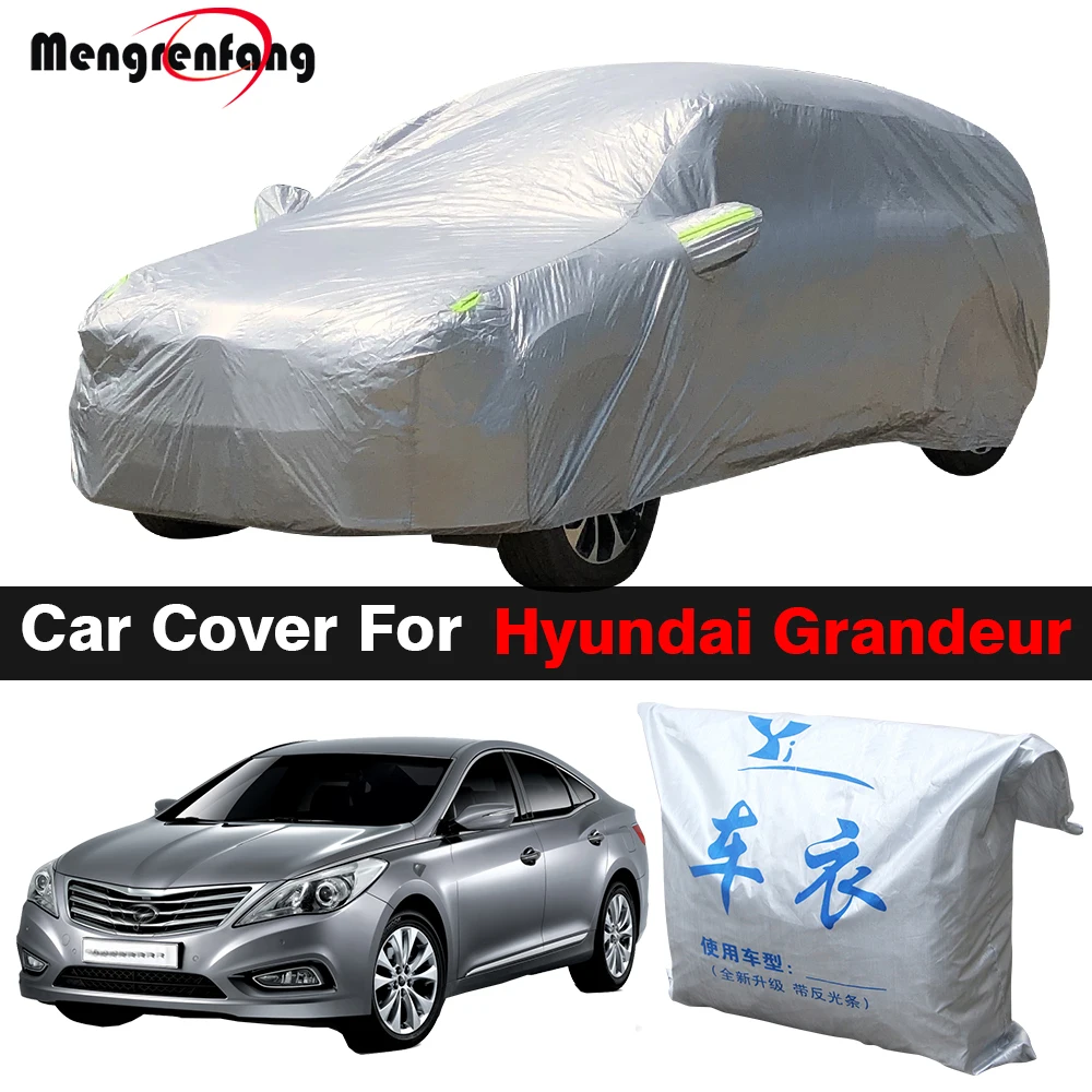 

Car Cover Outdoor Anti-UV Sun Shade Snow Rain Dust Protection Auto Cover For Hyundai Azera Grandeur XG XG25 XG30 XG300 XG350