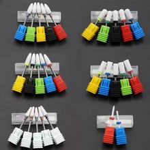 Самый полный 27 Тип керамический сверло для ногтей для электрического сверлильного станка маникюрный аксессуар керамический Фрезерный резак пилочка для ногтей инструмент