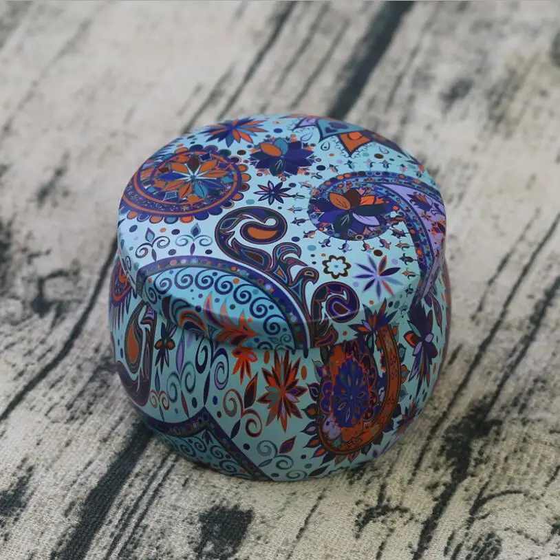 1 шт. коробка для хранения цветов и чая в форме барабана Европейского типа|Коробки