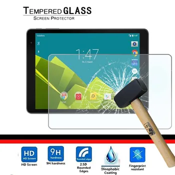 

9H Dust-proof Curved Edge Tempered Glass Screen Protector for Vodafone Tab Prime 6 9.7 Inch Tablet Protective Film Guard