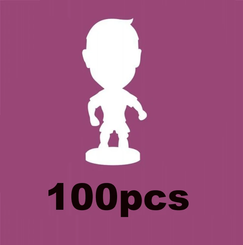 

Wholesale 100PCS FOOTBALL 2.5" Figurine (Mixed Order) Doll Toy Figure DHL Freeshipping