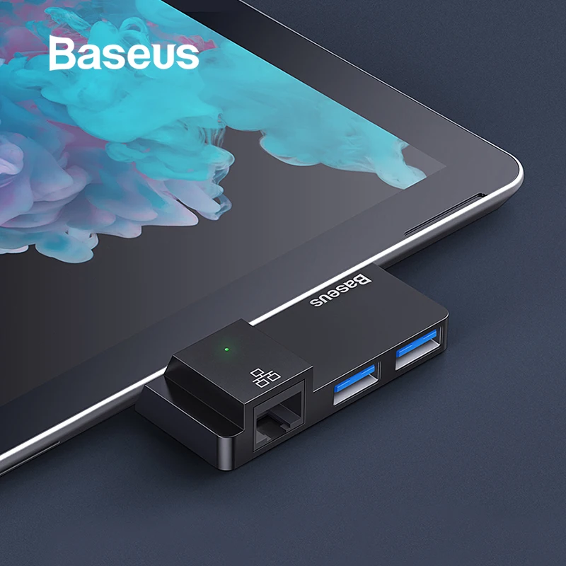 Baseus USB C концентратор USB 3,0 HDMI RJ45 USB разветвитель для поверхности Go MacBook Pro USB концентратор Мульти USB Ethernet USB-C концентратор аксессуары