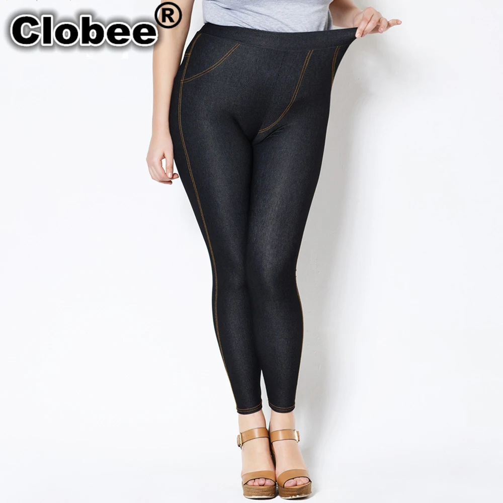 

Plus Size Jeans spijkerbroeken dames cotton Women Jean Pants jean taille haute femme Jeans for Women Large Size Legging XXXXXL