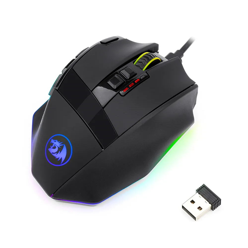 Permalink to Redragon M801P Wireless Wired Dual Mode Gaming Mouse with Side Buttons Programmable Buttons Mice for Gamer