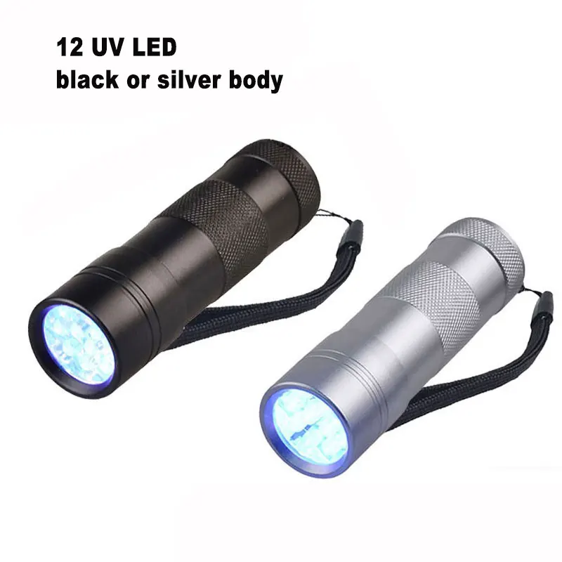 TMWT 100 68 51 41 21 9 UV LED черный свет 395nm 380nm ультрафиолетовый фонарик скорпион Мочи Детектор факел лампа - Испускаемый цвет: 12 UV LED