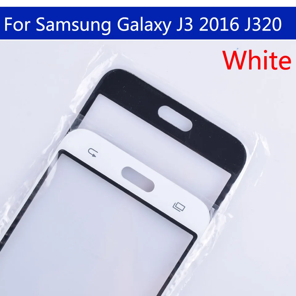 J320 для Samsung Galaxy J3 J320 J320F J320FN Сенсорный экран стекло передней панели объектива Внешний ЖК-дисплей Стекло 5,0 дюймов