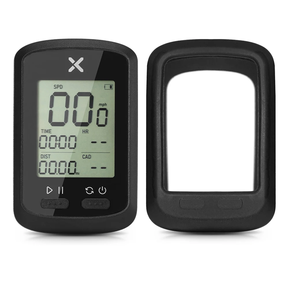 

Smart GPS Cycling Computer BT ANT+ Wireless Bike Computer Digital Speedometer IPX7 Accurate Bike Computer with Protective Cover