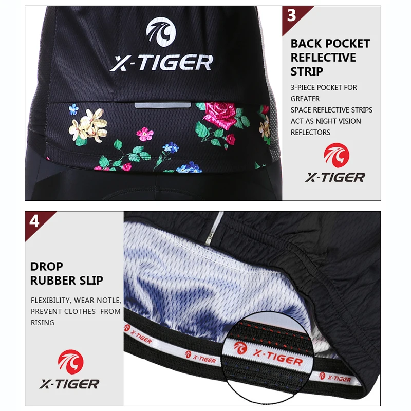X-Tiger, осень, Pro, Майки для велоспорта, MTB, одежда для велоспорта, дышащая, одежда для велоспорта, Майо, Ciclismo, спортивная одежда с цветами
