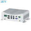 XCY Fanless Mini PC Intel Core i7 10510U i5 10210U 2xDDR4 RS232 RS422 RS485 2xLAN WiFi LPT PS/2 HDMI VGA 4G LTE SIM GPIO 6xUSB ► Photo 1/6