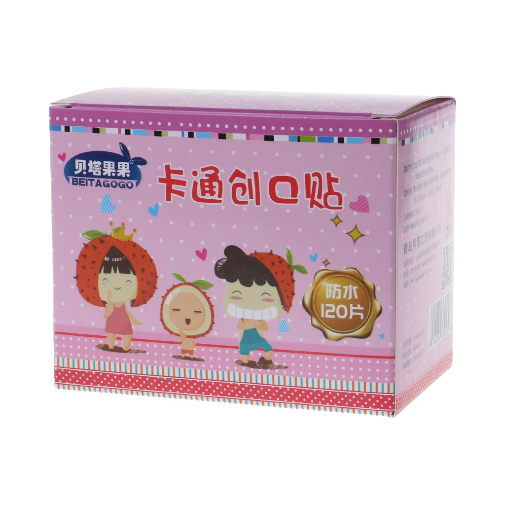 

1 Box Cartoon Bandage Waterproof Wound Adhesive Bandages Cute Dustproof Breathable First Aid Medical Treatment For Children Kids