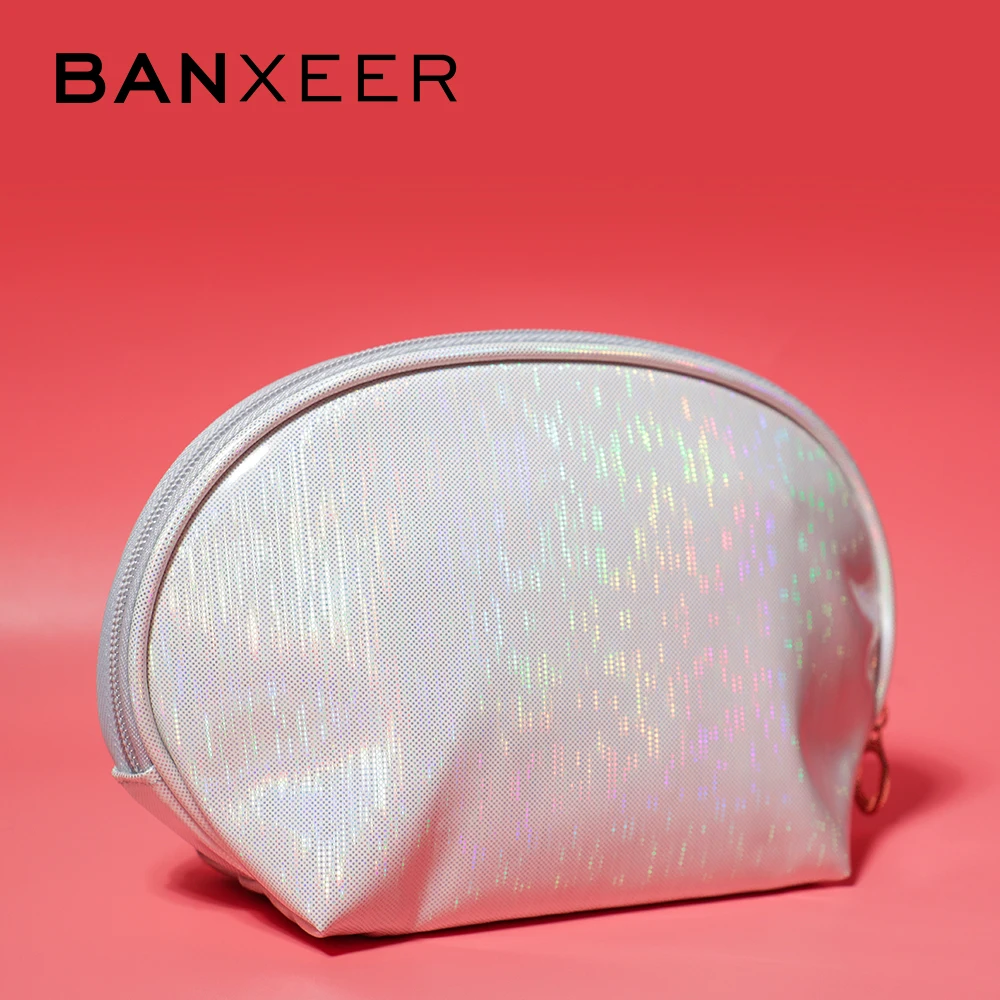 BANXEER косметичка для женщин, сумки для макияжа, водостойкая многофункциональная дорожная косметичка с зеркалом, инструменты для макияжа, Органайзер