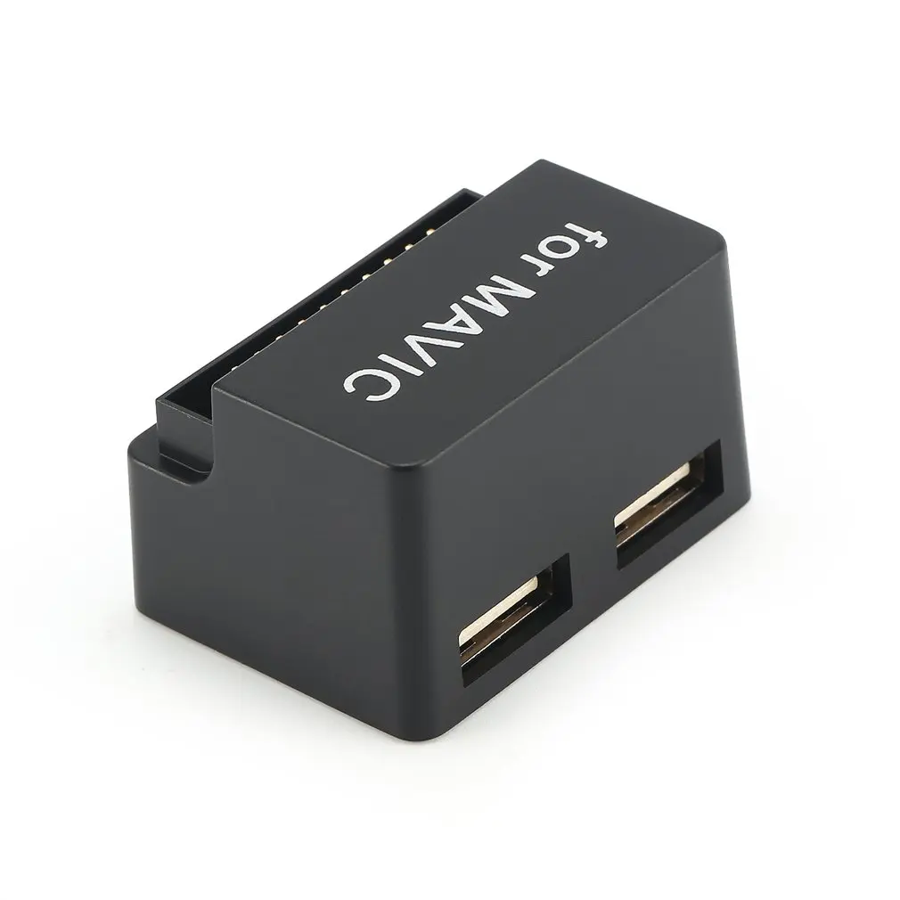 2-Порты и разъёмы USB Зарядное устройство преобразователь Батарея для Мощность банк адаптер для DJI Mavic Pro Platinum Дрон интеллигентая(ый) полета Батарея