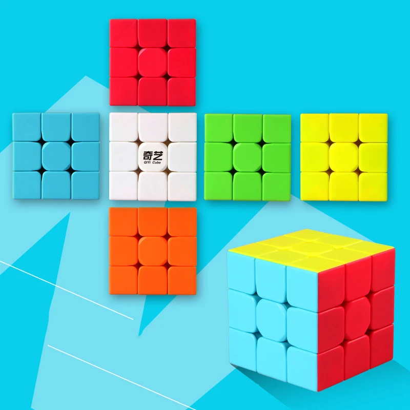 QiYi Professional 3x3x3 магический куб скоростной кубик-головоломка Neo Cube 3X3 скоростной кубик-головоломка s 3 по 3 Развивающие игрушки для детей подарок