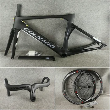 

NJBK T1000 UD Colnago Concept carbon Frameset Handlebar 50mm Wheelset with 23mm width Novatec A271 hubs