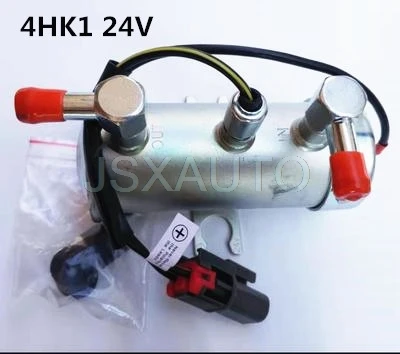 Для экскаватора YANMAR Электронный Топливный насос внешний масляный насос 12V24V автомобиль пикап дизельный насос полный медный бензиновый насос - Цвет: 4HK1 24V