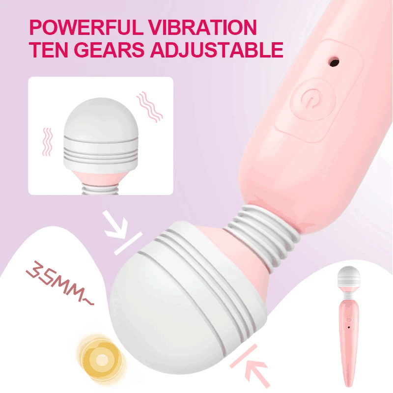 Огромная волшебная палочка вибраторы для женщин USB Массажер точки G Стимулятор