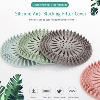

silicone leakproof sewer filter Prevent cloggin drainage floor drain suction cup kitchen shower drain pipe hair extension device