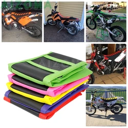 Universal Pro Ribbed Rubber Seat Cover For Kawasaki Honda Yamaha Suzuki Enduro Off-Road ATV Motocross Gripper Seat Protector