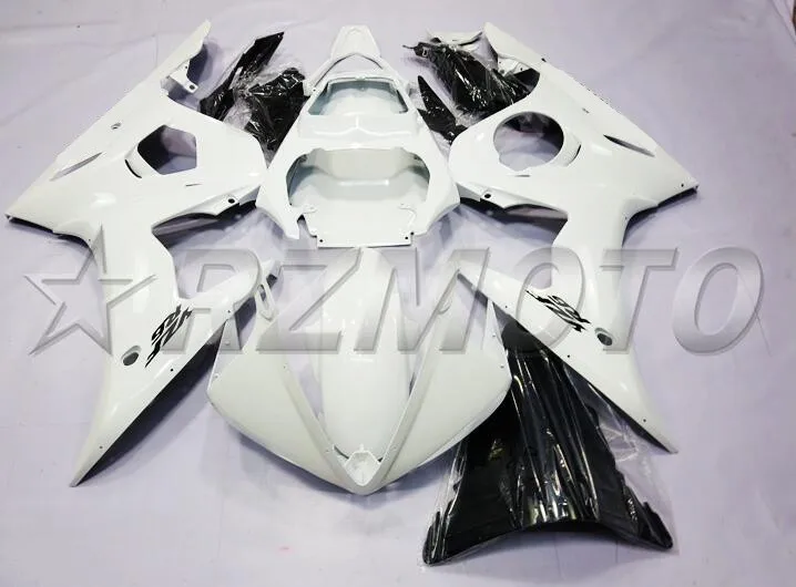 

3 Free Gifts New ABS motor Fairing Kit Fit For YAMAHA YZF-R6 2003 2004 2005 R6 03 04 05 Full Fairings color white