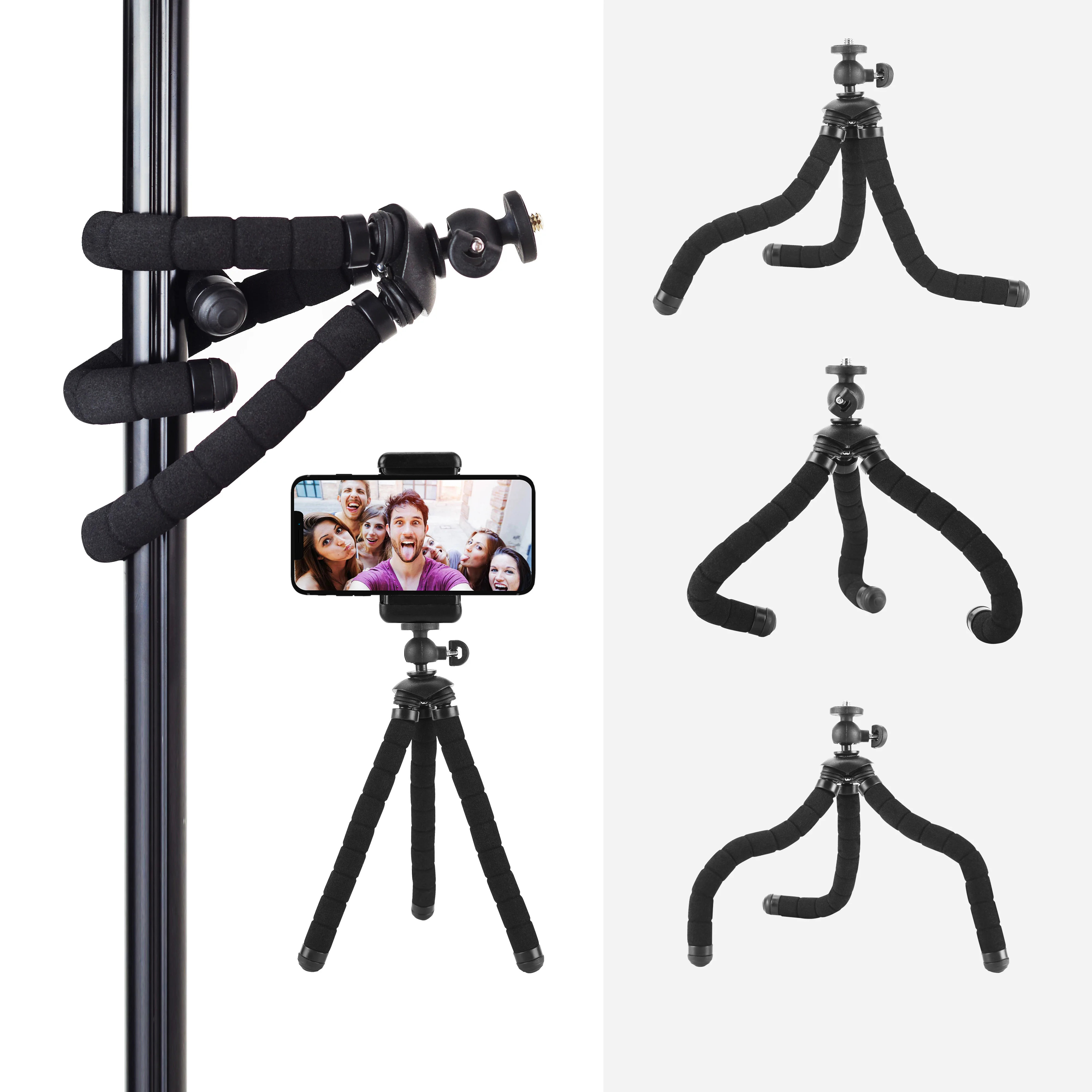 Светодиодное светящееся кольцо светильник Led подсветка комплект Регулируемая